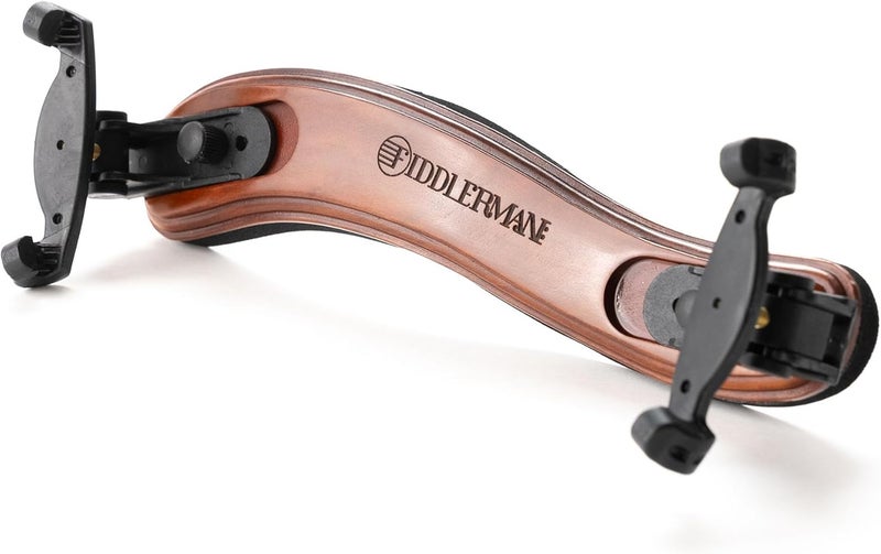 Fiddlerman Wood Violin Shoulder Rest for 1/2 and 1/4 with Collapsible and Height Adjustable Feet - Image 2